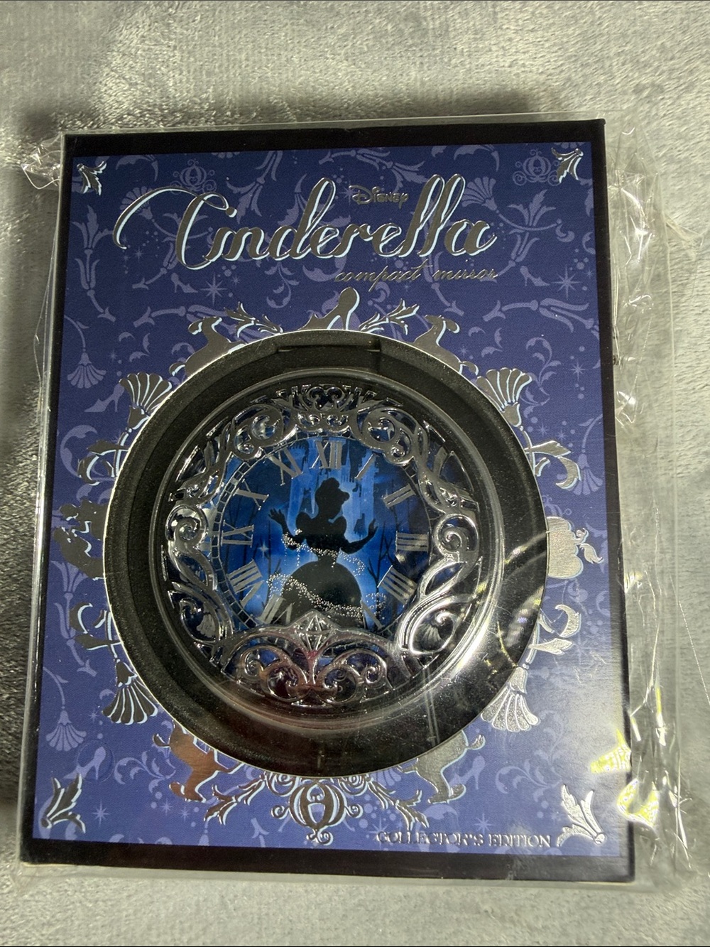 Disney Cinderella Compact Mirror - Blue and Silver